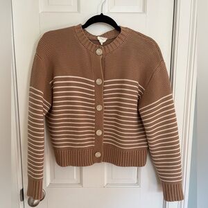 Marea brown striped cardigan | size M